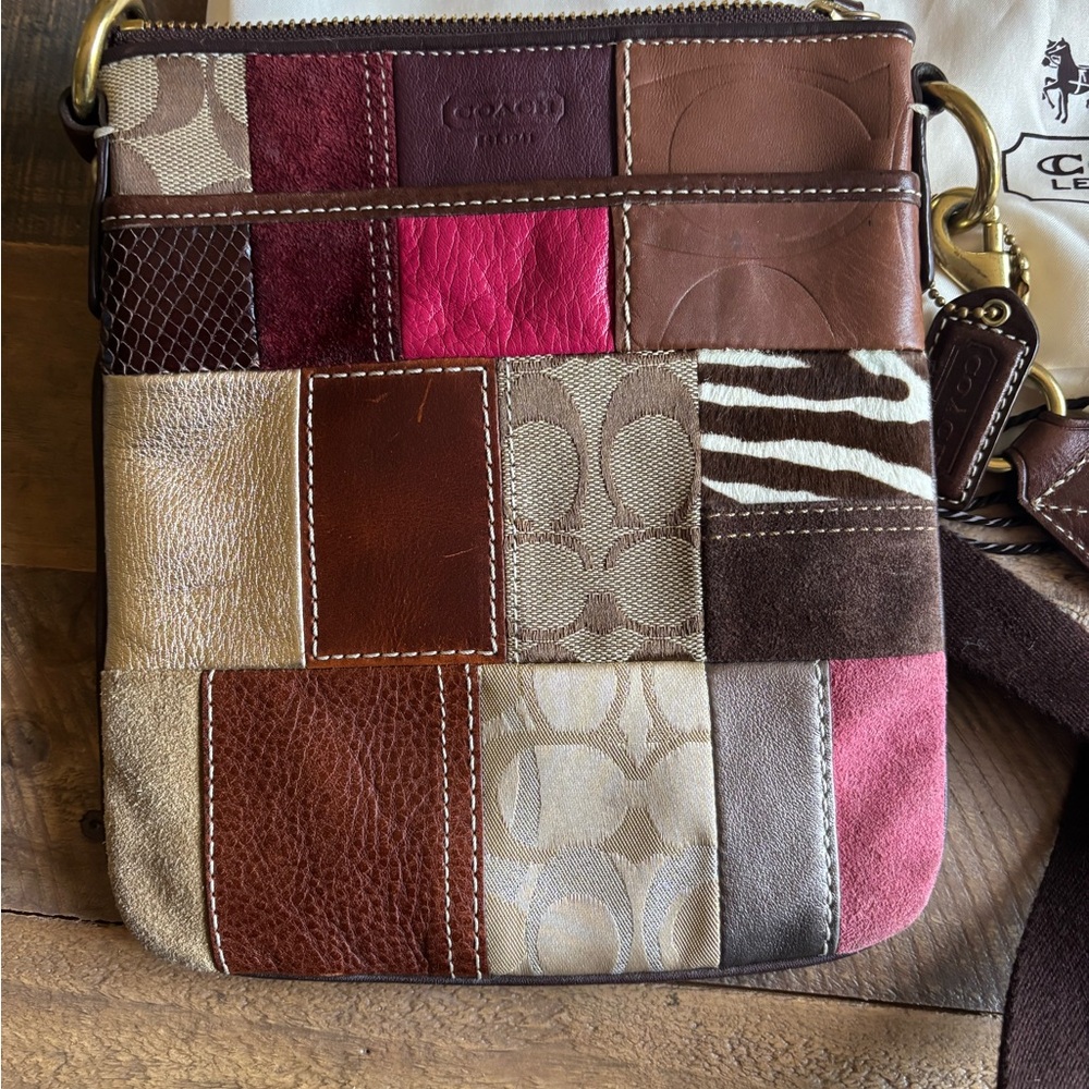 Coach Patchwork Crossbody Bag - Picture 2 of 8